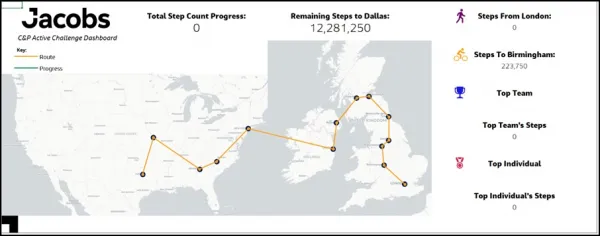 Jacobs challenge map