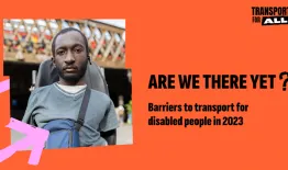 Are we there yet? Barriers to transport for disabled people in 2023