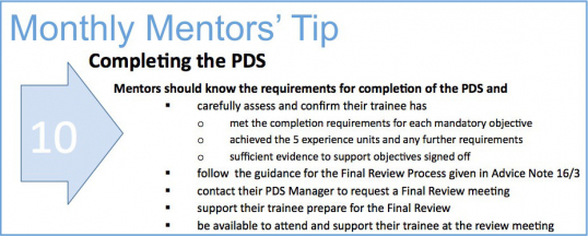 Mentors tip 10