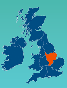map east midlands small