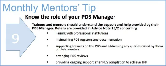 Mentors tip 9