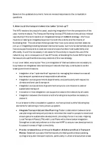 Consultation Response